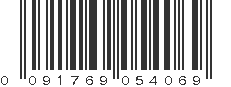 UPC 091769054069