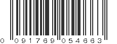 UPC 091769054663