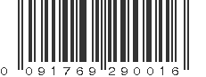 UPC 091769290016
