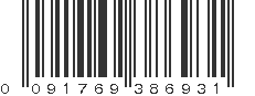 UPC 091769386931