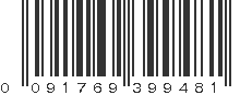 UPC 091769399481