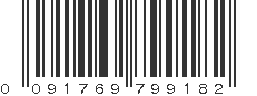 UPC 091769799182