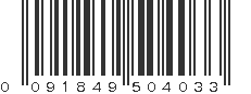 UPC 091849504033