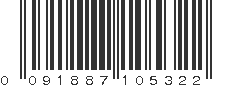 UPC 091887105322