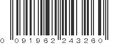 UPC 091962243260