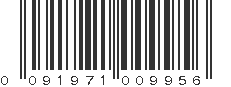 UPC 091971009956