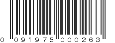 UPC 091975000263