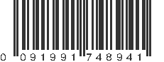 UPC 091991748941