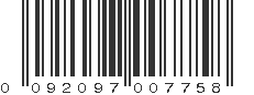 UPC 092097007758