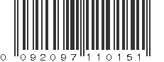 UPC 092097110151