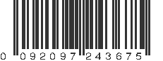 UPC 092097243675