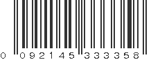 UPC 092145333358