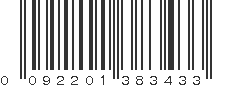 UPC 092201383433