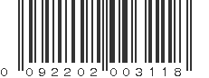 UPC 092202003118