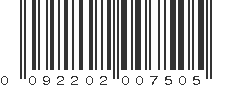 UPC 092202007505