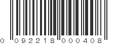 UPC 092218000408