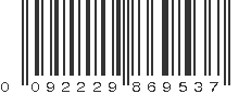 UPC 092229869537