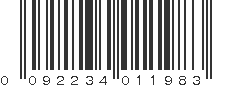 UPC 092234011983