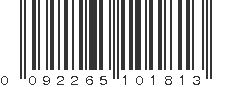 UPC 092265101813