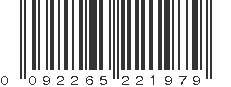 UPC 092265221979