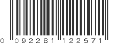 UPC 092281122571