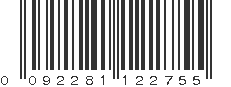 UPC 092281122755