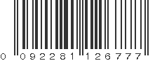 UPC 092281126777