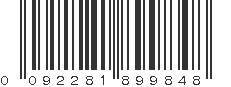UPC 092281899848