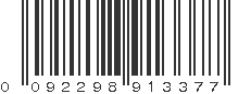 UPC 092298913377