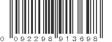 UPC 092298913698