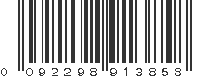 UPC 092298913858