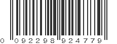 UPC 092298924779
