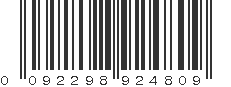 UPC 092298924809
