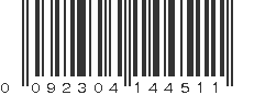 UPC 092304144511