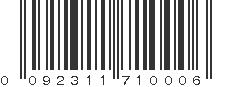 UPC 092311710006