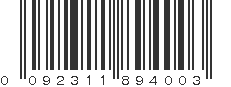 UPC 092311894003