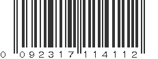 UPC 092317114112