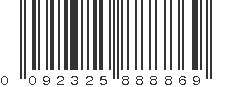 UPC 092325888869