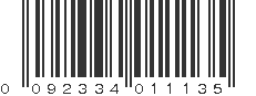 UPC 092334011135