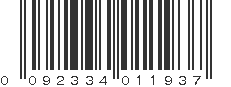 UPC 092334011937