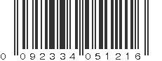 UPC 092334051216