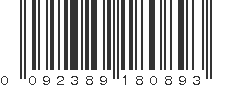 UPC 092389180893