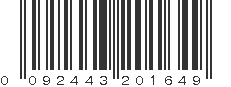 UPC 092443201649