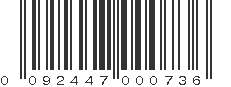 UPC 092447000736