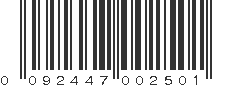 UPC 092447002501