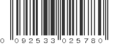 UPC 092533025780
