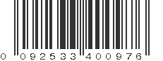 UPC 092533400976