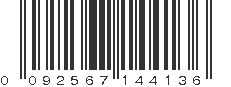 UPC 092567144136