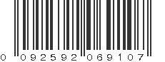 UPC 092592069107