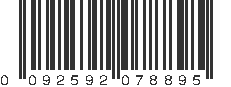 UPC 092592078895